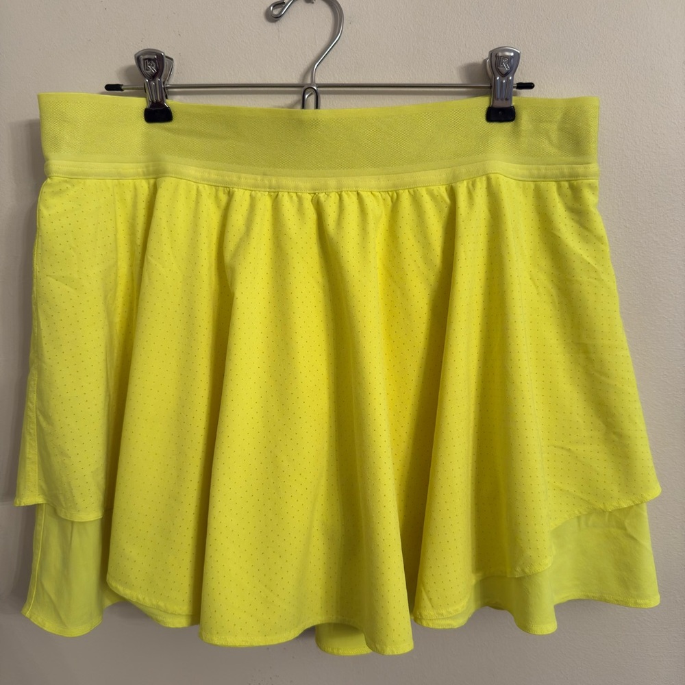 lululemon athletica Neon Yellow Circle Skirt